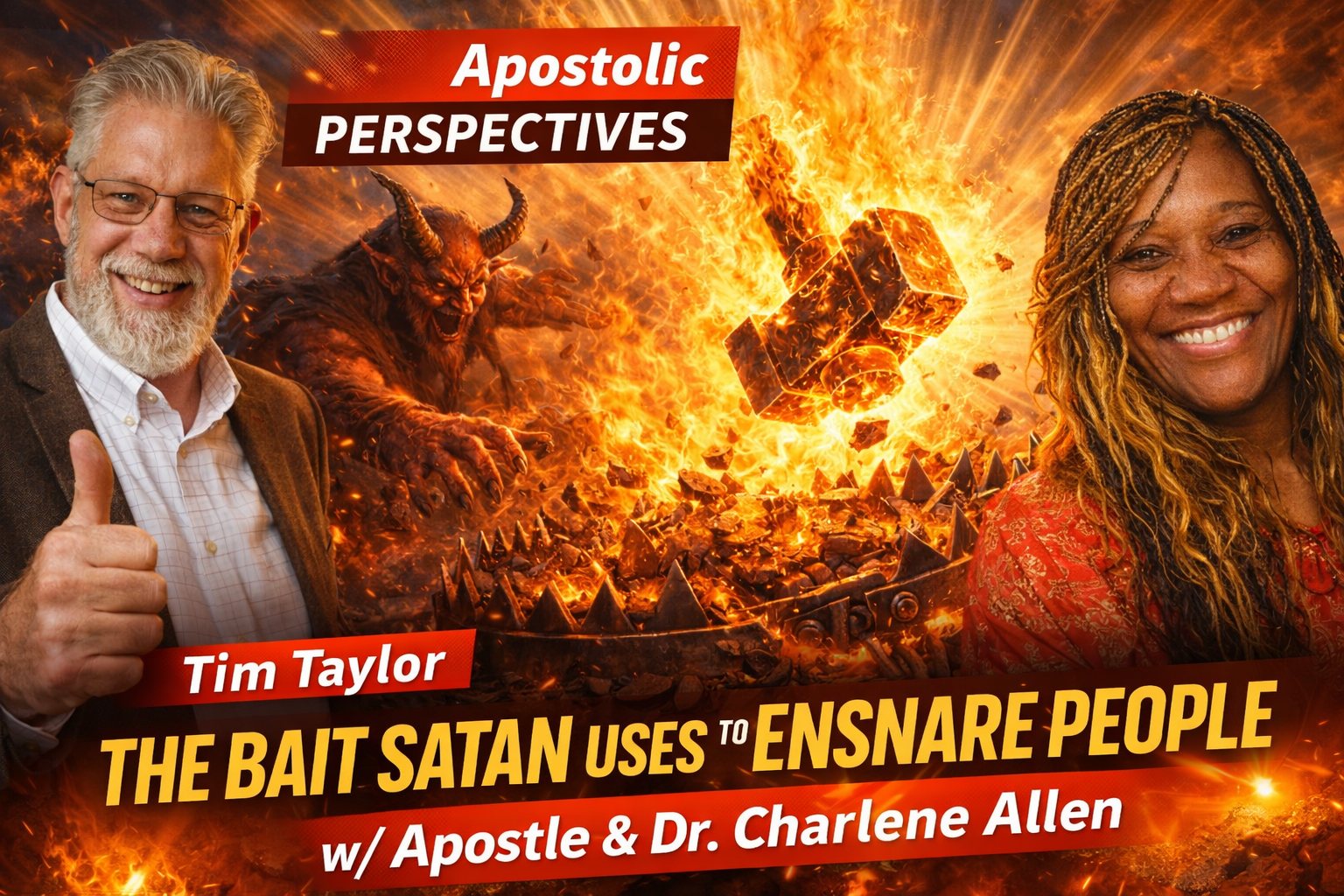 Apostolic Perspectives the Bait Satan Uses with Dr Charlene Allen