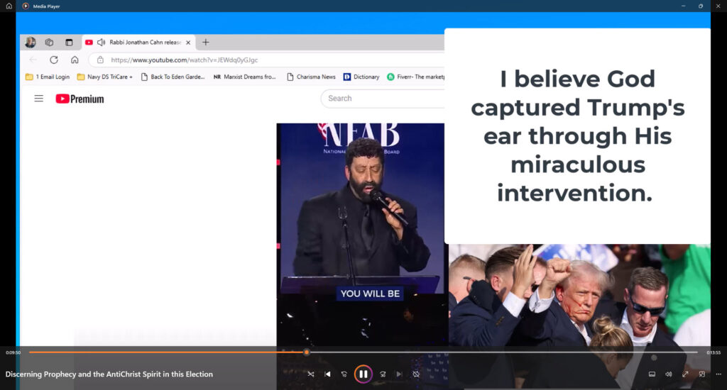 Jonathan Cahn and President Trump God has his ear