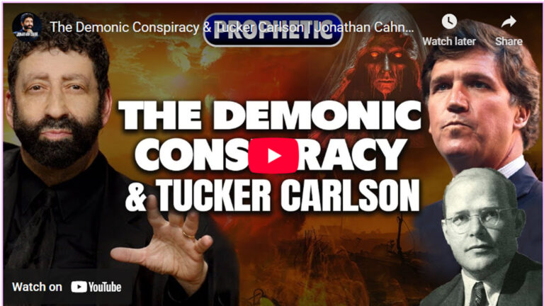 Jonathan Cahn Demonic Conspiracy Tucker Bonhoffer