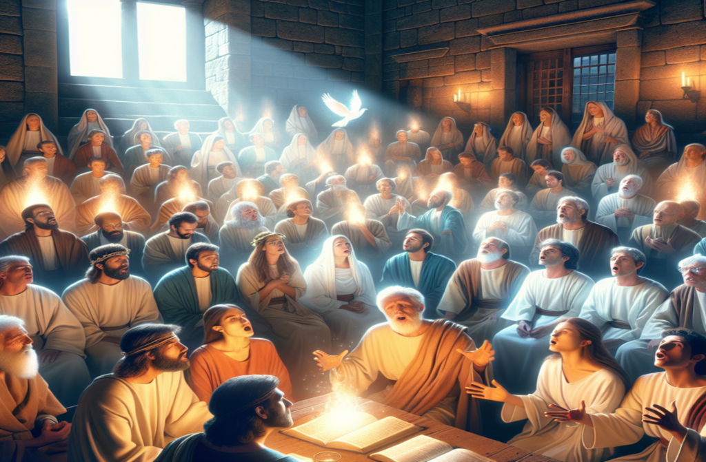 pentecost dove fire praying tongues Techsmith subsc