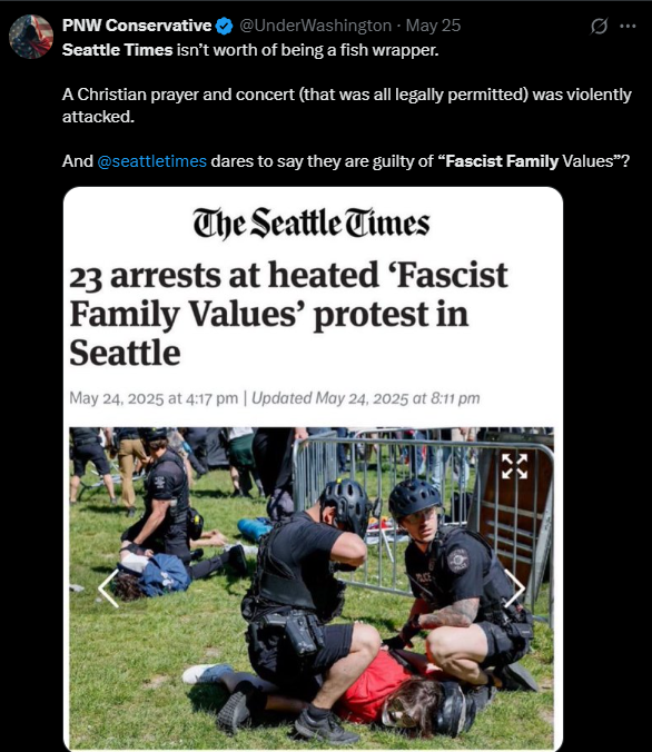 Seattle times reports fascist family values rattle seattle
