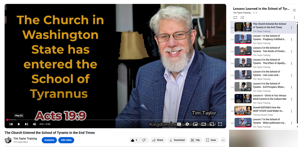 School of Tyrannus or Tyrants 7 Lessons