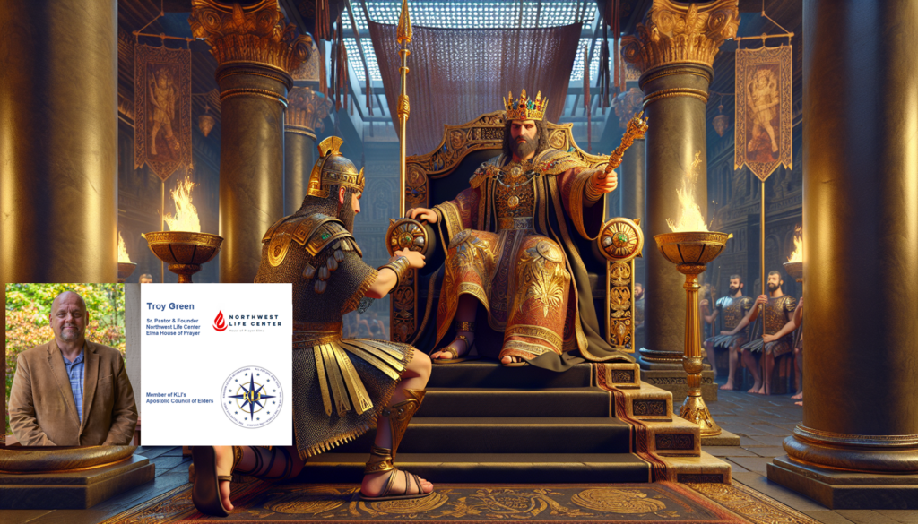 King Soldier scepter AI created Techsmith sub with Troy Green