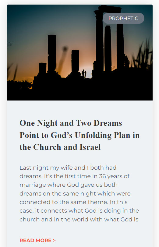 One Night and Two Dreams article