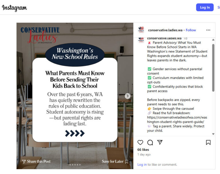 Conservative Ladies warn of new rules for schools parents