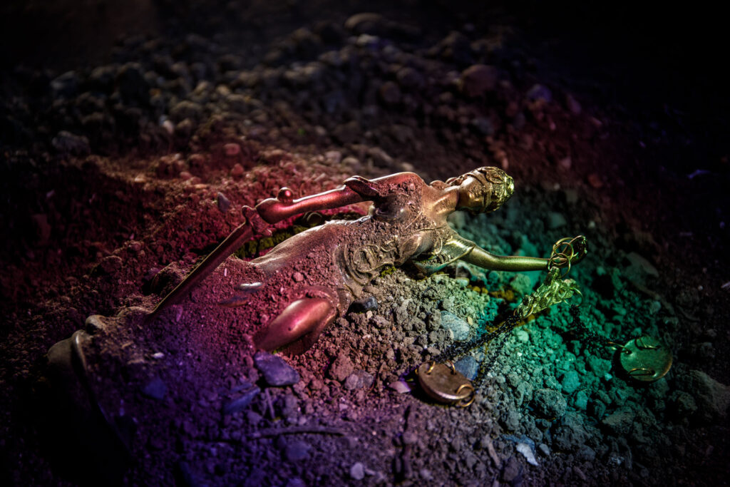 Lady Justice is Fallen from Techsmith subc