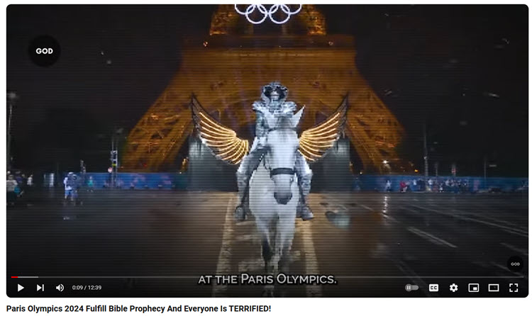 Paris Olympics God channel video