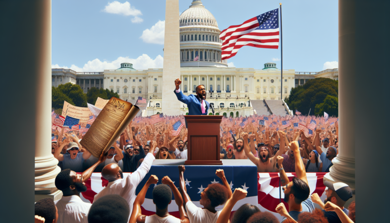 First amendment victory speech at capitol in DC