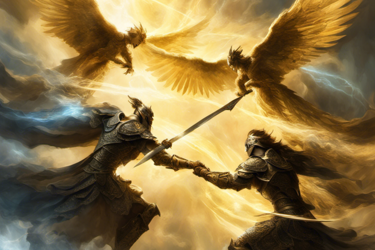 Spiritual War AI generated by Activehosted account we have